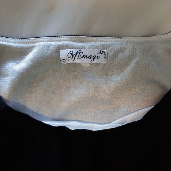 VfEmage Bodycon Geometric Design dress - Picture 3 of 6